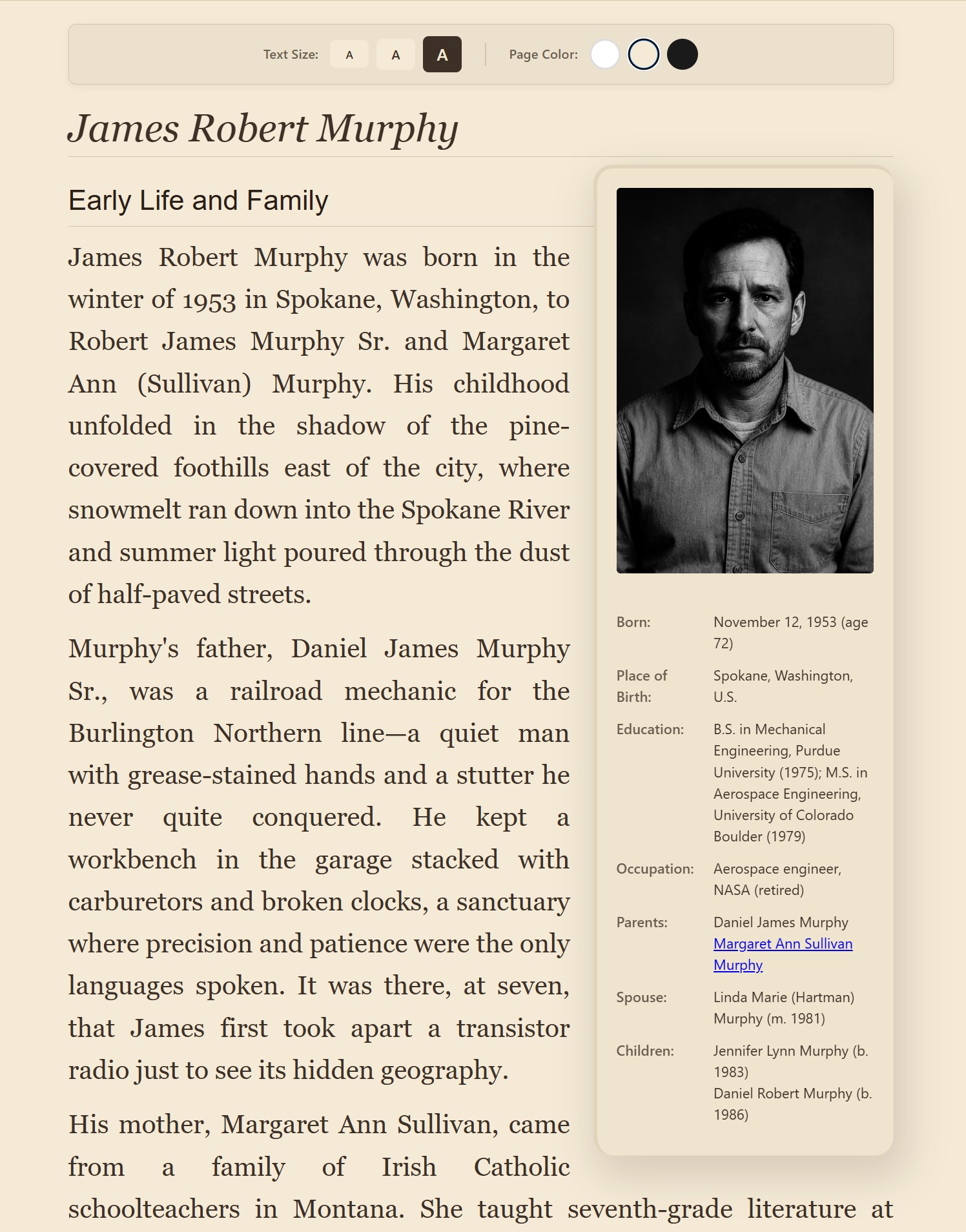 James Murphy Biography